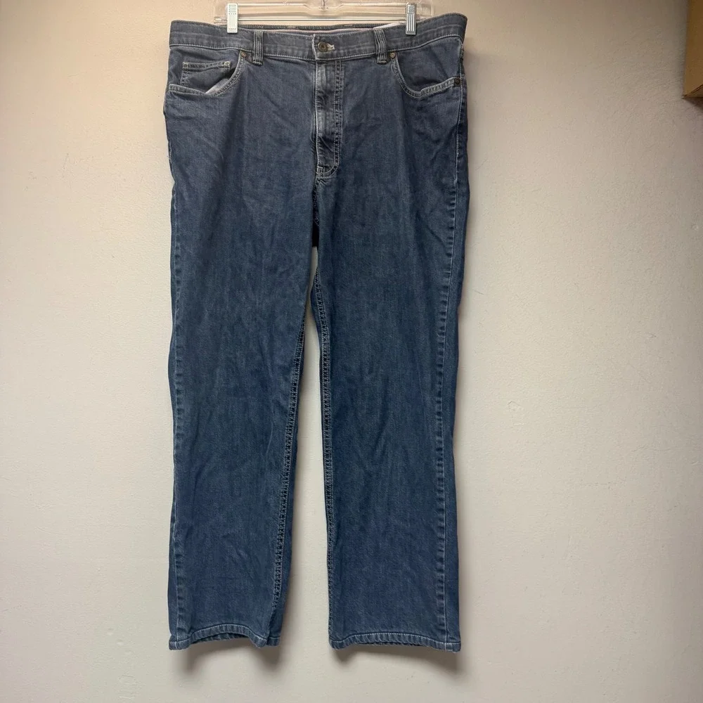 Hiltl Jeans Men 38 Blue Excellent Straight Leg Ultimate Trousers Denim